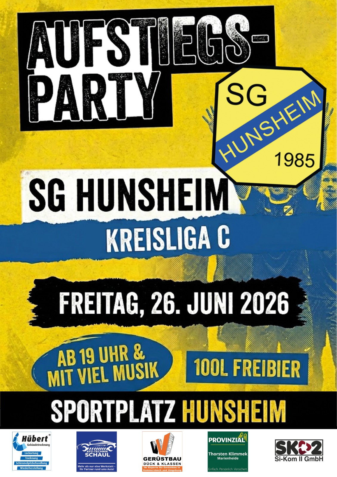 Offiziell: Die SGH feiert den Direktaufstieg in die Kreisliga C