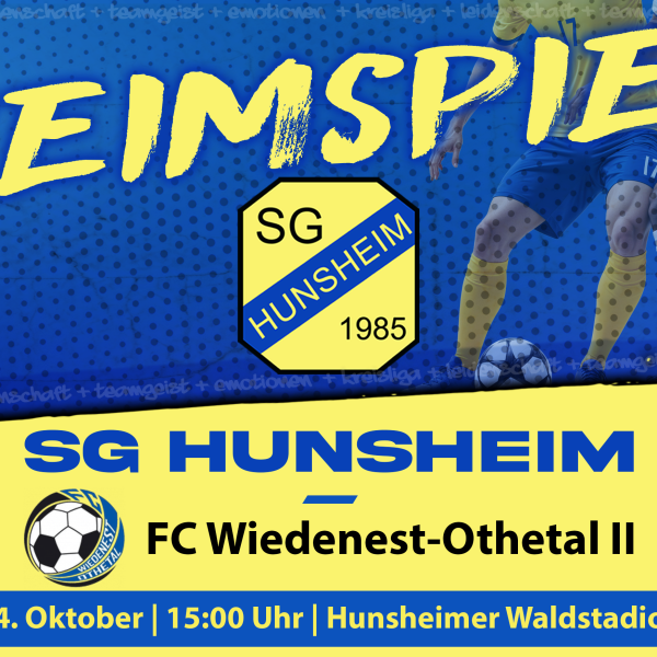 SG Hunsheim bittet zum Tanz der Tabellennachbarn