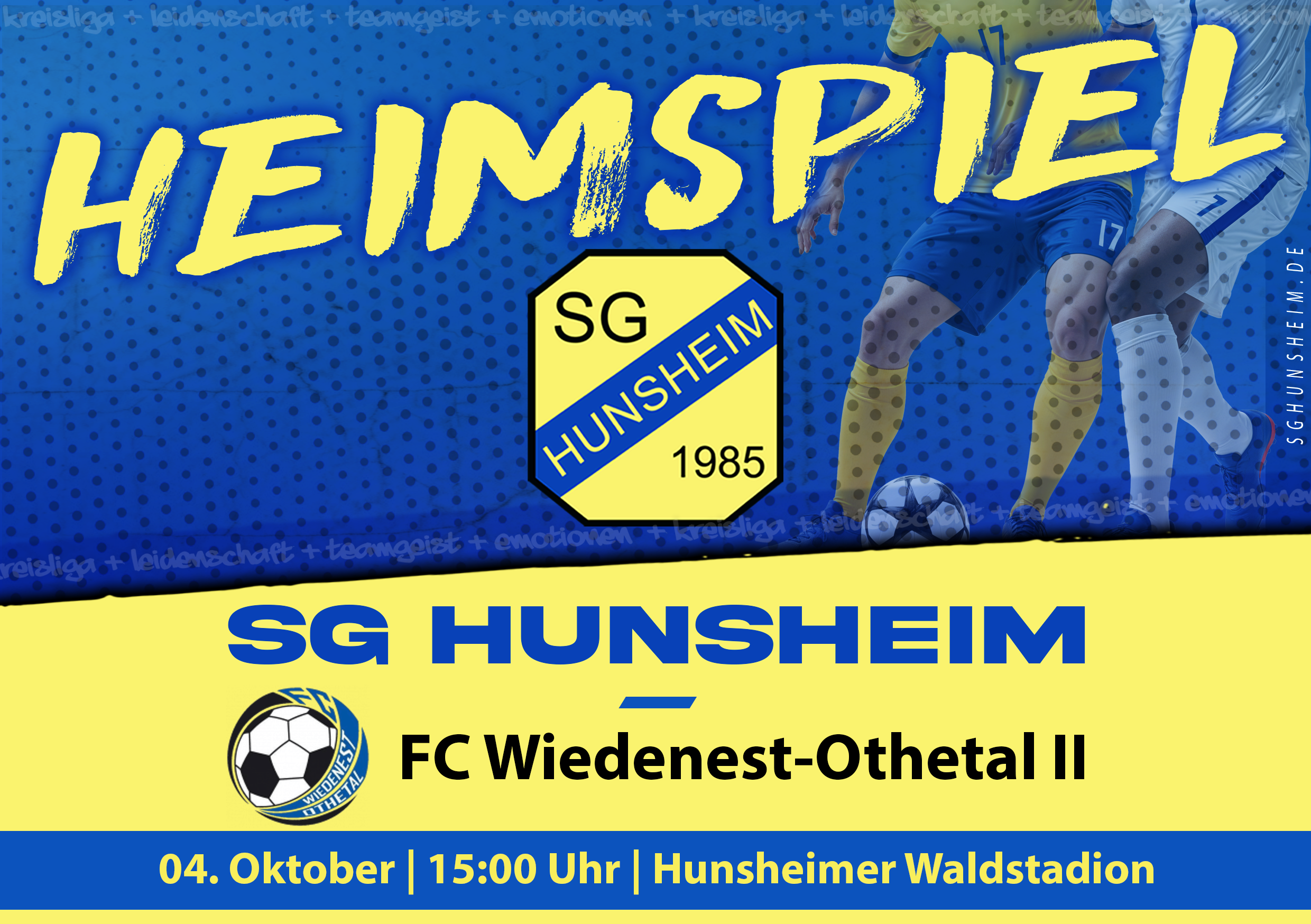 SG Hunsheim bittet zum Tanz der Tabellennachbarn